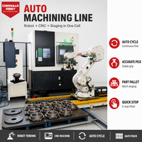 Bras robotisé CNC haute efficacité pour le chargement et le déchargement, ligne automatisée pour l'atelier de production de boîtiers de roulements