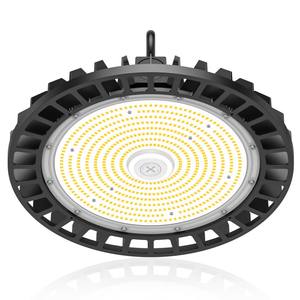 Lámpara High Bay Redonda Tipo UFO de Alta Luminosidad con Gancho de Suspensión, Sensor de Microondas y 3 Temperaturas de Color (3CCT) para Gimnasios y Clubes Deportivos - Product Image 1