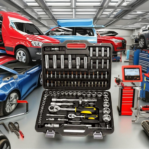 108 cái <span class=keywords><strong>1</strong></span>/2 <span class=keywords><strong>1</strong></span>/4 inch ổ đĩa linh hoạt đầu rotator Ratchet xử lý cờ lê ổ cắm thiết lập <span class=keywords><strong>1</strong></span> năm tùy chỉnh cơ khí công cụ hộp công cụ - Product Image 2