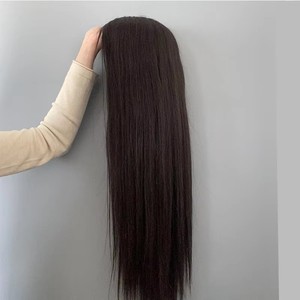 <span class=keywords><strong>Peluca</strong></span> de Cabello Remy Brasileño con Base de Encaje Completo, Cabello de Alta Calidad al por Mayor, Largo, 130% de Densidad, para Pacientes con Alopecia - Product Image 1