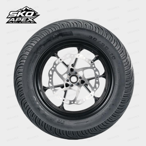 Jeu de roues Supermoto 10 <span class=keywords><strong>pouces</strong></span> avec moyeu CNC usiné et <span class=keywords><strong>pneus</strong></span> <span class=keywords><strong>semi</strong></span>-<span class=keywords><strong>slick</strong></span> KENDA pour Sur Ron Hyper Bee Pit Bike – Pièces de rechange et amélioration Surron – Vente en gros - Product Image 4
