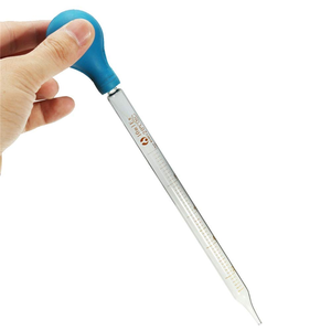 ปิเปตแก้ว 0.5 มล. พร้อมจุกปิด สำหรับใช้ในห้องปฏิบัติการ - Product Image 3