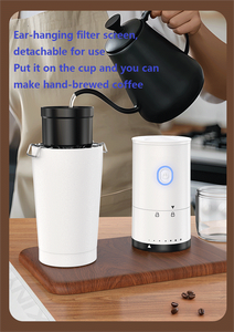 <span class=keywords><strong>Mini</strong></span> Văn Phòng Cách Sử Dụng Hand-Brewed Cà Phê Đen Điện Tự Động Có Thể Sạc Lại USB Cà Phê Đậu Máy Xay Máy Cho Bán - Product Image 4