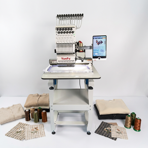 NOUVEAU STOCK Yunfu 6-Plus PR670E Machine à broder numérique informatisée à 15 aiguilles, 1200 tr/min, pour usage domestique, avec roulement et <span class=keywords><strong>table</strong></span> - Product Image 1