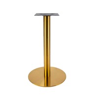Pied de table en fonte de style moderne, cadre en laiton doré et acier inoxydable brossé pour cuisine, hôtel, salon extérieur, meubles