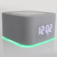 Draagbare witte-ruis slaapmachine met wekker 3-in-1 witte-ruis machine Bluetooth speaker 32 geluiden BT speaker