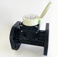 Compteur d'eau industriel à roue à aubes Woltman de type sec DN50-300 IP65/IP66 OEM R20-R25 Nylon66+fiberglass T30-T50