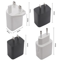Adaptateur de voyage chargeur rapide 18W QC3.0 avec prises US/EU/UK certifié CE/FCC/UKCA Protection électrique OVP pour ordinateurs portables et téléphones