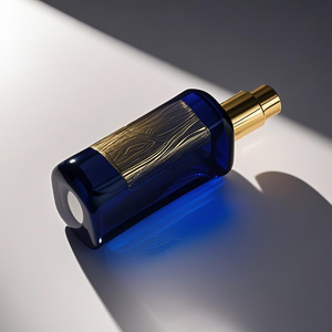 Lusso in rilievo Logo <span class=keywords><strong>Klein</strong></span> blu bottiglia di profumo e confezione con borsa - Product Image 3