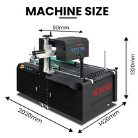 Yotta S300 297mm/580mm taille d'impression une imprimante passe pour boîte boîtes d'emballage en carton Machine d'impression
