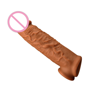 Ottimo Dispositivo Sexy per Uomo Guaina Estensibile per Pene in Silicone Realistico - Product Image 1