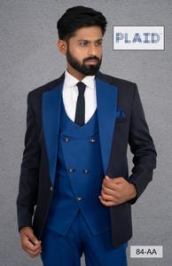 Conjunto de traje formal profesional para hombre, chaqueta clásica de un solo pecho con chaleco transpirable, pantalón para ceremonias de boda, fiestas - Product Image 2