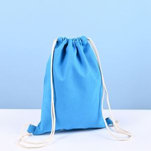 Bolsas de Lona Promocionales Ecológicas Personalizadas con Cordón y Logotipo Impreso para Eventos Escolares y Universitarios - Product Image 1