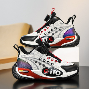 Nouvelles chaussures de <span class=keywords><strong>basket</strong></span>-ball pour garçons d'automne, grandes tailles pour enfants, entraînement pour hommes, respirantes, tige en EVA, doublure en maille, semelle extérieure en coton, antidérapantes - Product Image 2