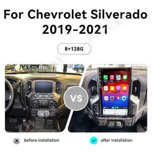 ZWNAV 17 polegada <span class=keywords><strong>Android</strong></span> Rádio Do Carro Carplay Sem Fio para Chevrolet Silverado 2019-2021 Auto360 Jogador Multimídia Inteligente Com GPS Navi - Product Image 2