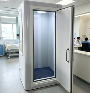 Cabine acoustique insonorisée SAD-105, moderne, durable, écologique, <span class=keywords><strong>en</strong></span> alliage d'aluminium, autoportante, oblongue, pour audiometrie - Product Image 2