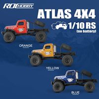 Camion tout-terrain RC FMS Atlas 1/10 4WD RTR 35T avec moteur 550, 2,4 GHz, 15 km/h, 2 vitesses, 40A, 340 mm, LED, 3S pour voiture RC tout-terrain
