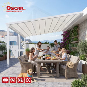 <span class=keywords><strong>Toldo</strong></span> Lateral Retráctil de Aluminio Resistente, Protección Solar y Contra la Lluvia, Ideal para Terraza, Patio o Balcón - Product Image 1