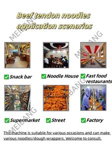 Mesin pembuat mie <span class=keywords><strong>tendon</strong></span> daging sapi elektrik tahan karat mesin pembuat strip pedas mesin pembuat nasi renyah - Product Image 6