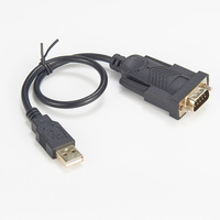 Cable adaptador convertidor de serie macho, USB a DB9 RS232