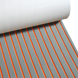 KT GuoMei - Tapete de Espuma EVA para Barcos y Yates, Color Gris Claro/Naranja, Acabado Cepillado, Otros Proveedores Marinos - Product Image 1