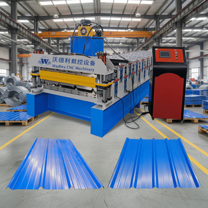 Máquina Popular en Perú para Fabricar Láminas Metálicas para Techos Trapezoidales TR4 TR5 IBR, Formación en Frío - Product Image 1