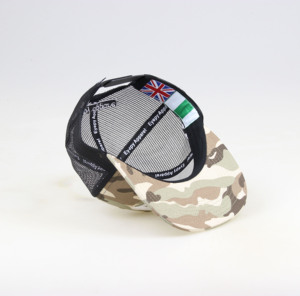 Casquette Trucker Richardson 112 en Maille avec Logo en Cuir Camouflage et Patch, 6 Panneaux, Personnalisée pour Hommes, Vente en Gros Direct Usine - Product Image 6