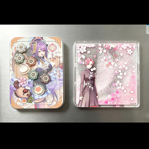 Imán de nevera de acrílico personalizado con efecto de arena movediza, con diseños de dibujos animados, anime, películas, cine, TV, historias, juegos e IP - Product Image 5