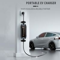 Chargeur EV portable Feyree avec batterie 3,5 kW 16A, chargeur EV type 2, prise de charge AC, station de charge pour véhicules électriques