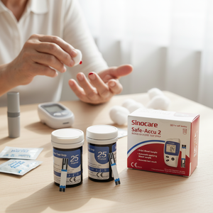 Glucómetro y Tiras Reactivas <span class=keywords><strong>Sinocare</strong></span> Safe Accu2 - Product Image 3