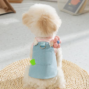 Bichon Teddy Bichon deddy Puppy เสื้อผ้าฝ้าย<span class=keywords><strong>สุนัข</strong></span>ระบายอากาศ - Product Image 1