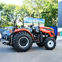 Professioneller 50PS 60PS 70PS 4WD Gelenk-Minipflug Langlebiger Effizienter Zuverlässiger Kleiner Landwirtschaftstraktor mit Getriebe