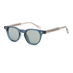 Gafas de Sol Redondas de Lujo Retro con Montura Completa de PC para Adultos, Lentes Polarizadas, Logotipo Personalizado, Cómodas para Exteriores, Alta Calidad, UV400, Unisex - Product Image 2