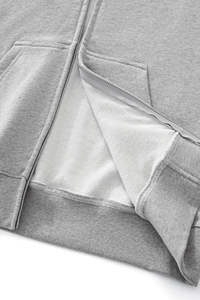 Sweat à capuche <span class=keywords><strong>Bape</strong></span> Chrome Hearts en coton avec logo brodé personnalisé, lourd, surdimensionné, à fermeture éclair, pull d'hiver, streetwear, mode masculine - Product Image 6