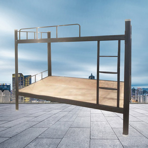 Dormitory <b>Bunk</b> <b>Bed</b> Steel Frame 1800mm H 900mm W 1200mm L With Ladder For Student Apartment Use - Product Image 1