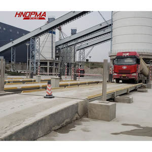 3*14m 50 톤 고강도 스틸 2 년 보증 OEM 및 ODM 맞춤형 지원 전자 자동차 밸런스 트럭 스케일 - Product Image 3