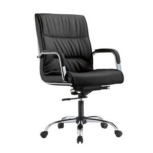 Chaise de bureau en cuir moderne et confortable 36019-6007C/B/A - Product Image 4