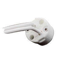 Connecteur de fil, douille pour ampoules halogènes LED, base de prise, poterie, porcelaine, bases de lampe