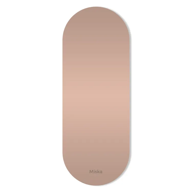 Melkthee Beige Zand Nude Eco Custom Non Slip Natuurlijk Rubber Pu Boog Ovale Curve Vormige Afgeronde Yoga Mat 5Mm Met Uitgelijnde Lichaamslijn