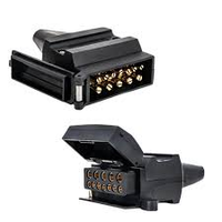 Adaptateur de lumière latérale de remorque femelle Maleanc 12 broches connecteur plat prise de remorque