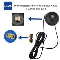 Cable de Extensión de Antena para Detector de Drones con Base de Succión para Defensa y Monitoreo de Seguridad