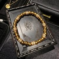 Bracelet de luxe de haute qualité pour femme, avec perles rondes dorées et breloque goutte d'eau étincelante, bijou personnalisé et tendance