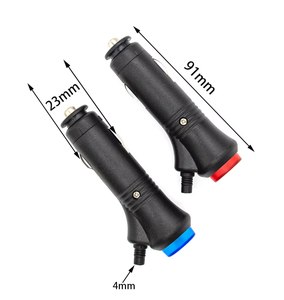 12V/3A xe nam Thuốc lá nhẹ hơn ổ cắm cắm adapter với cầu chì thêm vào mạch kép Adapter - Product Image 1