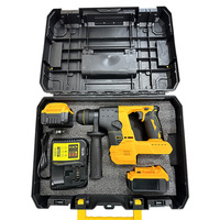 Kit de perceuse à percussion sans fil 20V au lithium pour bricolage de qualité compatible avec le moteur sans balai de Walt Perceuse à béton compacte
