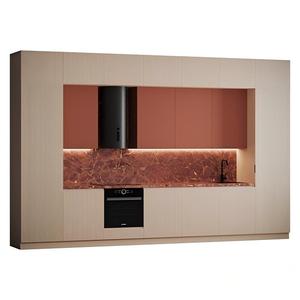 Proyecto de Villa en el Reino Unido: Juego de <span class=keywords><strong>Cocina</strong></span> Moderno de Acero Inoxidable, Fabricación de Gabinetes Completos con Electrodomésticos - Product Image 2