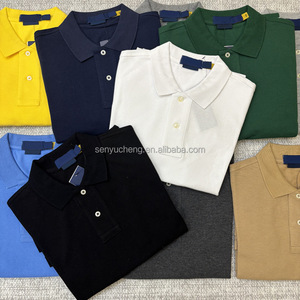 <span class=keywords><strong>Polo</strong></span> da Uomo in Cotone di Alta Qualità con Logo Ricamato Personalizzato, Abbigliamento Sportivo Casual di Marca, Magliette <span class=keywords><strong>Polo</strong></span> per Uomo - Product Image 2