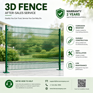 Pannello di recinzione in rete metallica saldata 3D verde foresta con design <span class=keywords><strong>a</strong></span> V e tappo per palo con staffa abbinata per sfondo <span class=keywords><strong>a</strong></span> forma di albero - Product Image 4