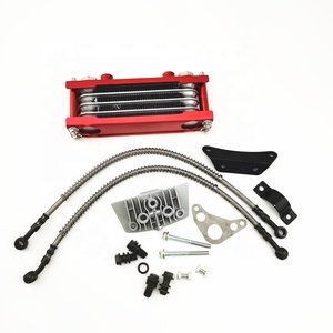 Yüksek kalite Monkey motosiklet yağ soğutucu radyatör seti soğutma sistemleri için 50cc <span class=keywords><strong>110cc</strong></span> 125cc motosiklet kir arazi motosikleti - Product Image 3