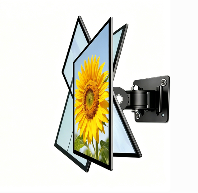 Zeno S01 TV Monitor Wall Mount with Swivel ±90° for 14-27 Inch LED LCD Flat Screens TVs, Tilted ±90°
