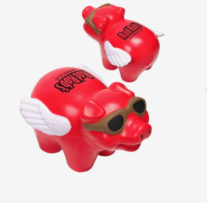 Pelotas Antiestrés Personalizadas con Forma de Cerdo Volador, Juguete Promocional Irresistible, Logotipo Impreso, Regalo al por Mayor - Product Image 3